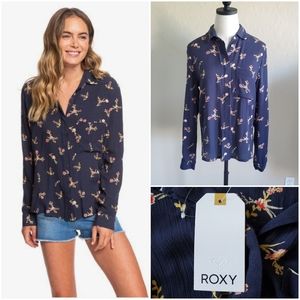 Roxy Long Sleeve Shirt XS NEW‎